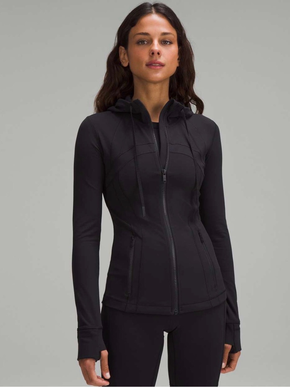 LULULEMON Women's Black Hooded Zip-Up Jacket